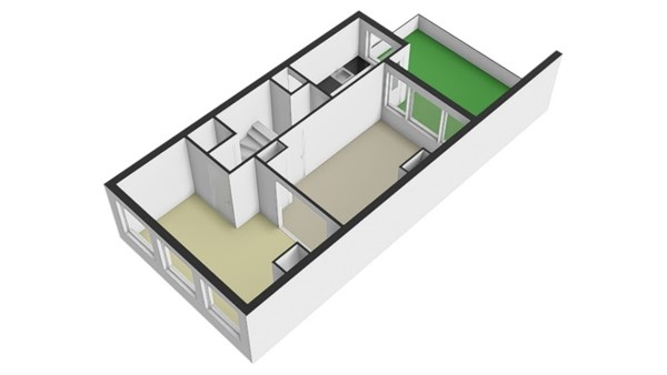 Floorplan - Putsebocht 59B, 3073 HD Rotterdam